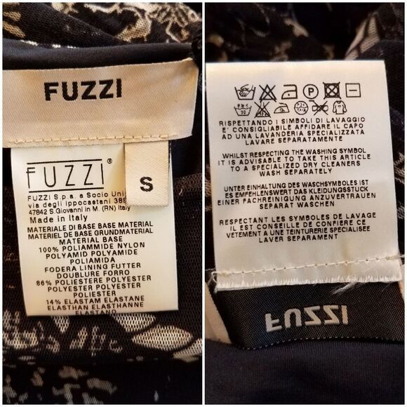 Fuzzi Floral Lace Wrap Waist Maxi Dress sz Small - Picture 8 of 8